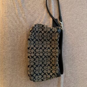 Coach Black and Cream Tote Bag